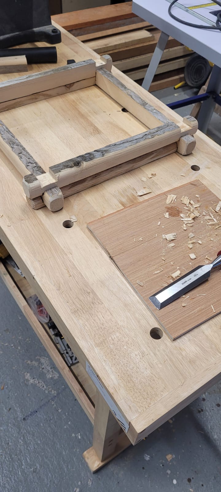 Construction of the model begins.